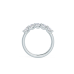 Wedding Band 1 CT Oval Cut 5 Stone Moissanite Eternity Bands For Women's 