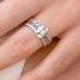 Wedding Band 1 CT Marquise and Round Cut Full Eternity Anniversay Band