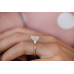 Engagement Ring 2 CT Cushion Three Stone Moissanite Diamond Proposal Ring