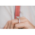 Engagement Ring  3.50 CT Emerald Cut Hidden Halo Moissanite Ring