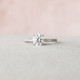 Engagement Ring 1 CT Round Cut Moissanite Diamond Hidden Halo Gift For Her 