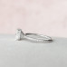 Engagement Ring 1CT Cushion Cut Moissanite Diamond Hidden Halo Vintage Ring