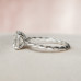 Engagement Ring 2.50 CT Round Cut Braided Infinite Moissanite Ring